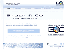 Tablet Screenshot of bauer-co.at